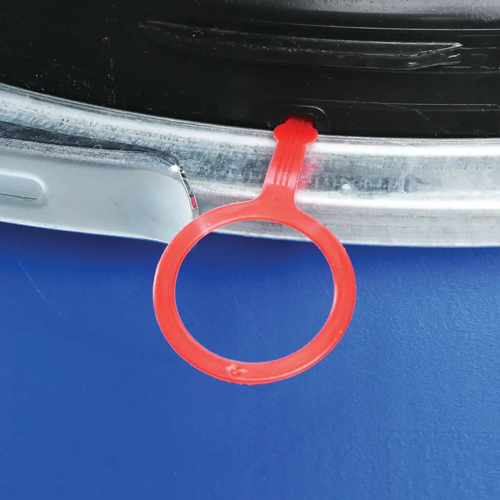 120 Litre Plastic Blue Open Top Drum UN Approved - Image 3