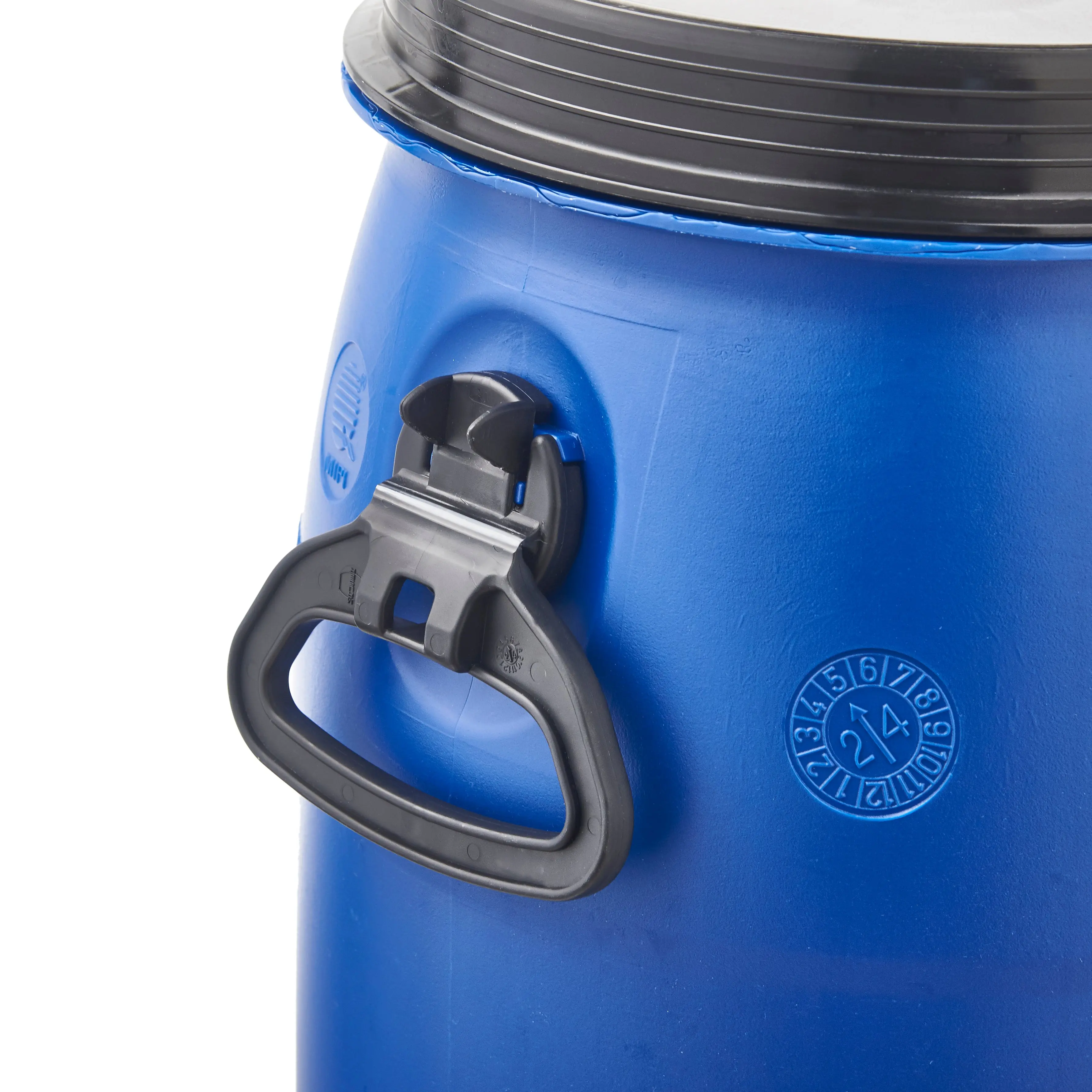 30 Litre Plastic Blue Open Top Drum UN Approved - Image 5