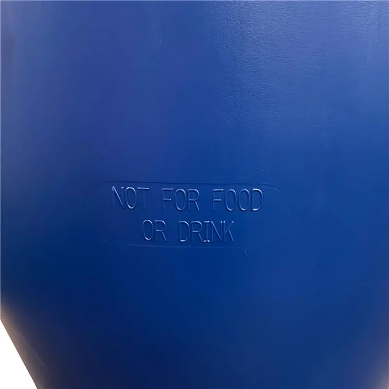 220 Litre Recycled Plastic Blue Open Top Drum UN Approved - Image 3